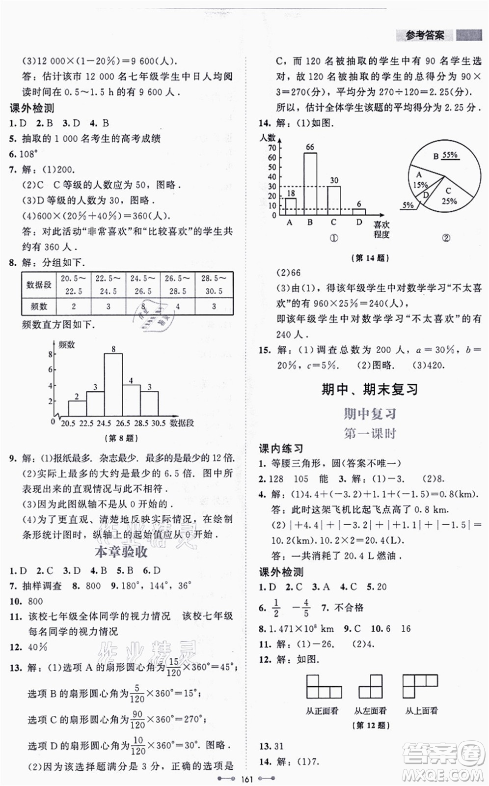 北京師范大學(xué)出版社2021伴你學(xué)七年級(jí)數(shù)學(xué)上冊(cè)北師大版答案