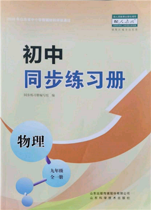 山東科學技術(shù)出版社2021初中同步練習冊九年級物理人教版參考答案