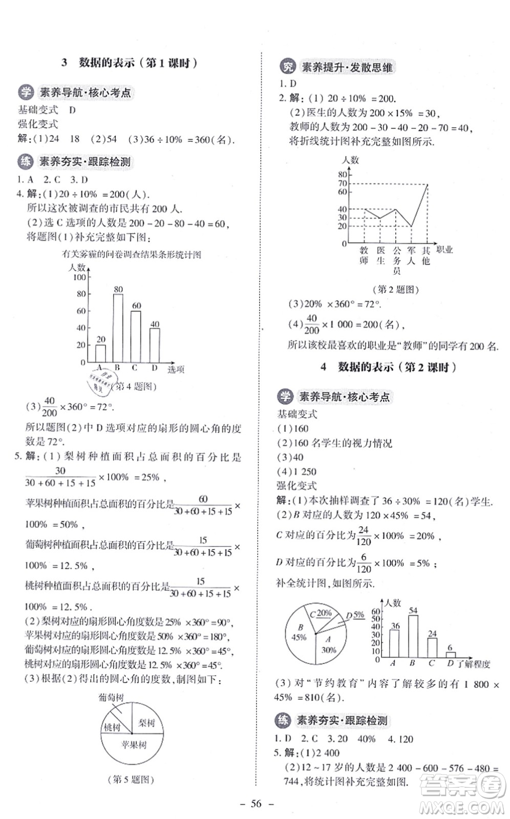 北京師范大學(xué)出版社2021課內(nèi)課外直通車七年級數(shù)學(xué)上冊北師大版答案