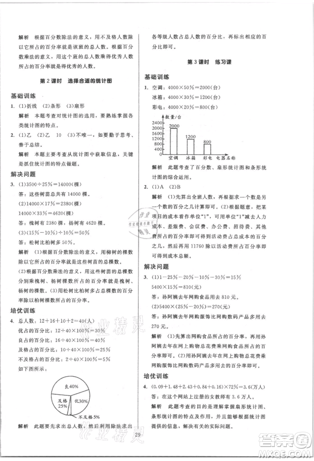 二十一世紀(jì)出版社集團(tuán)2021多A課堂課時(shí)廣東作業(yè)本六年級上冊數(shù)學(xué)人教版參考答案