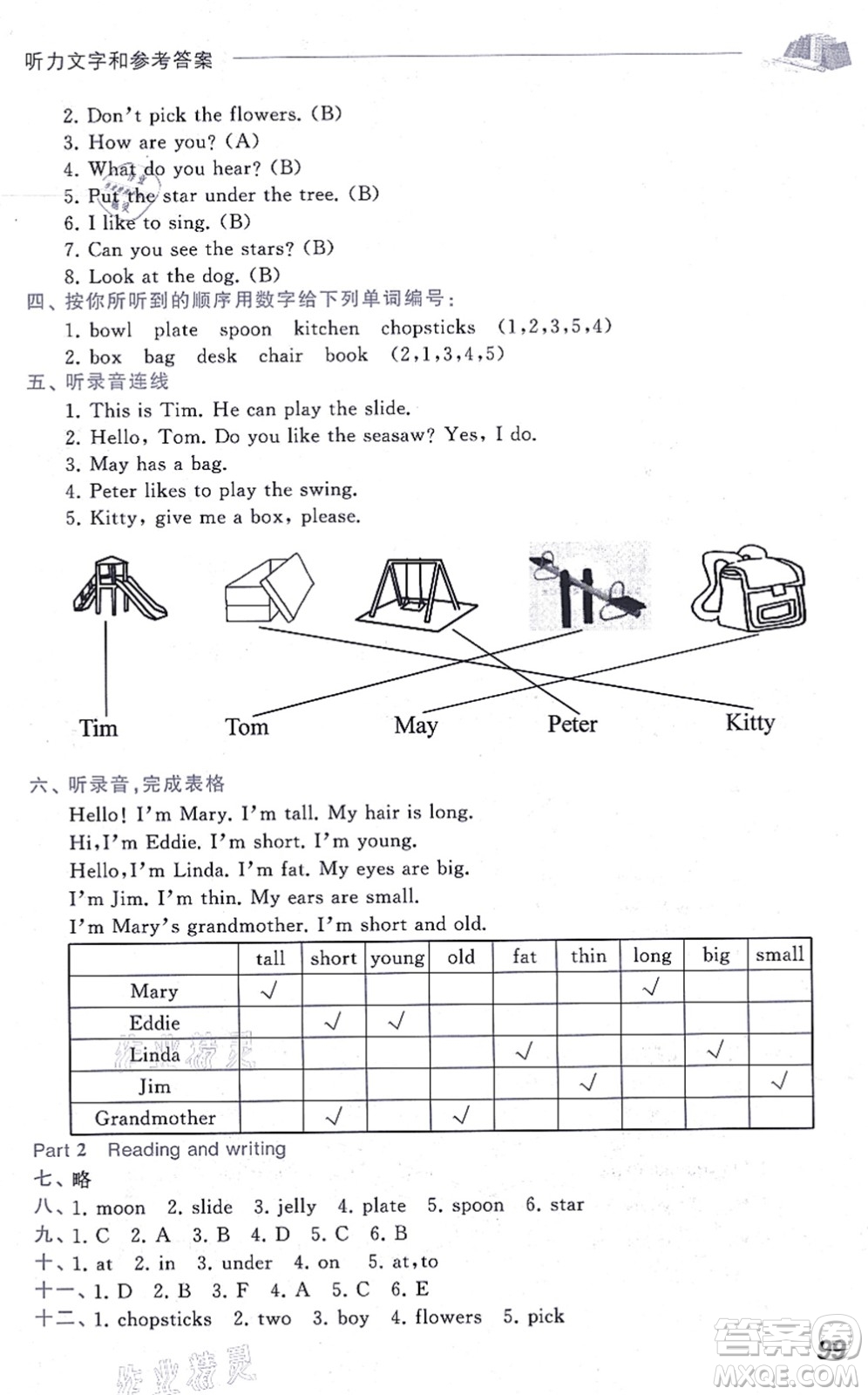 中西書局2021我能考第一金牌一課一練二年級英語上冊滬教版五四學(xué)制答案