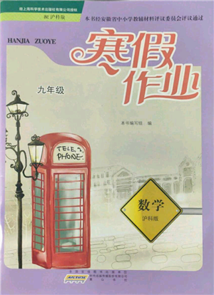 黃山書社2022寒假作業(yè)九年級(jí)數(shù)學(xué)滬科版參考答案