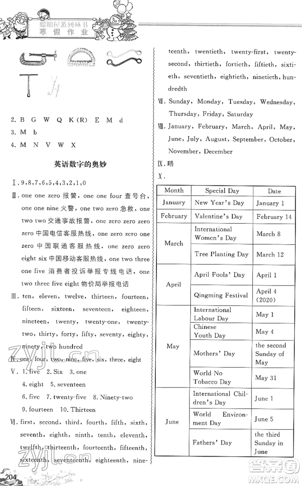 中國地圖出版社2022寒假作業(yè)七年級合訂本人教版答案