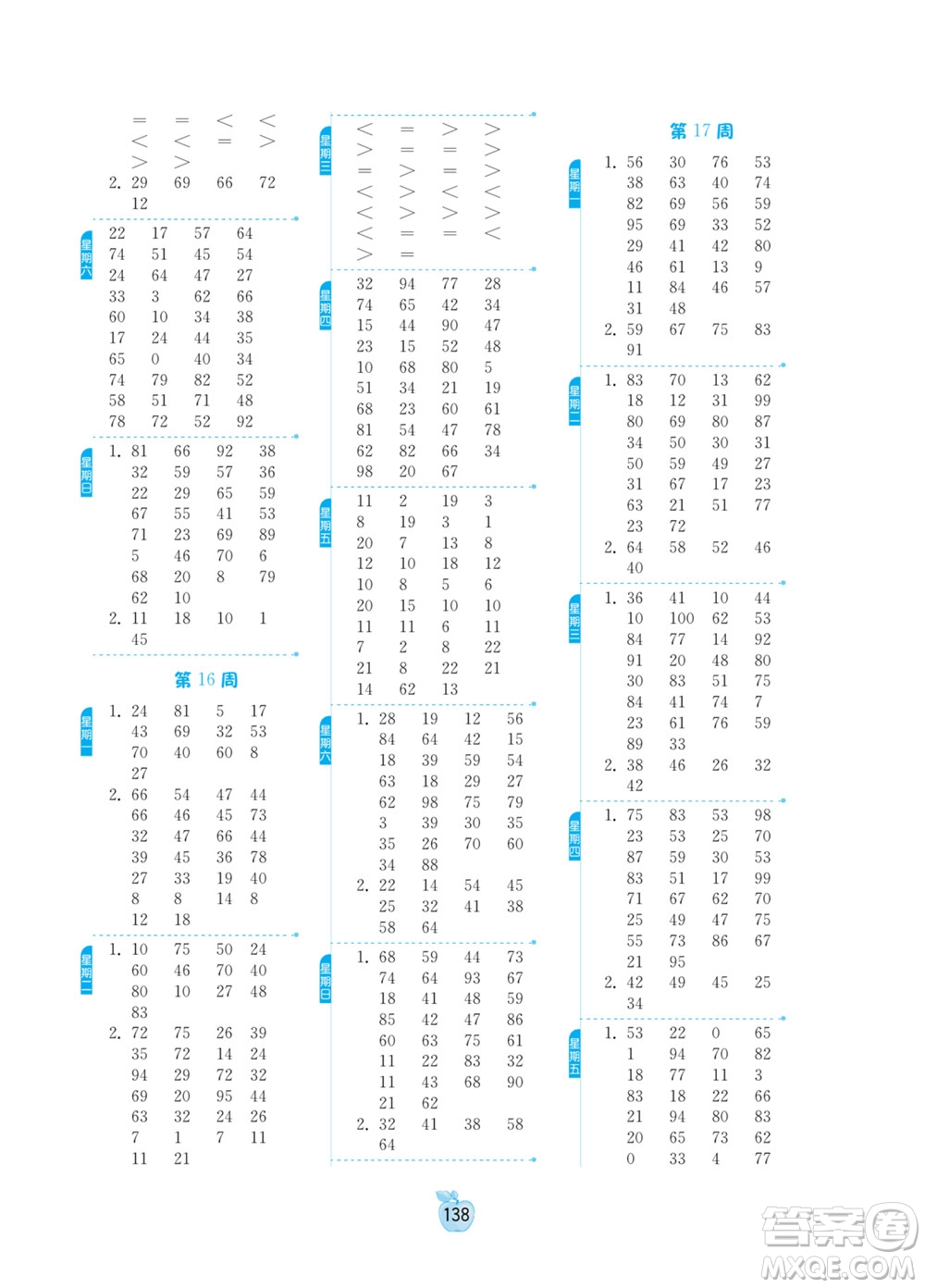 江蘇人民出版社2022小學(xué)數(shù)學(xué)計(jì)算高手一年級(jí)下冊(cè)RMJY人教版答案