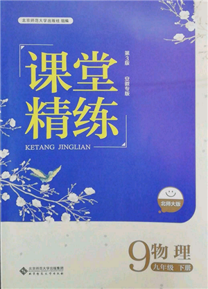 北京師范大學出版社2022課堂精練九年級物理下冊北師大版安徽專版參考答案