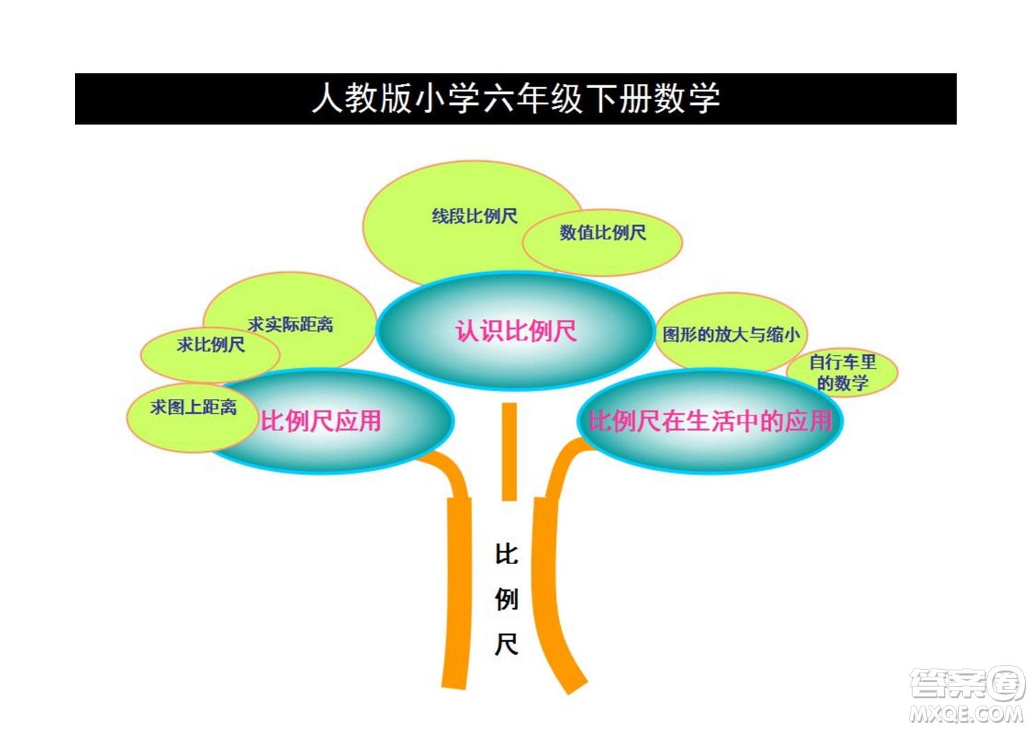 2022六年級(jí)下冊(cè)數(shù)學(xué)人教版思維導(dǎo)圖