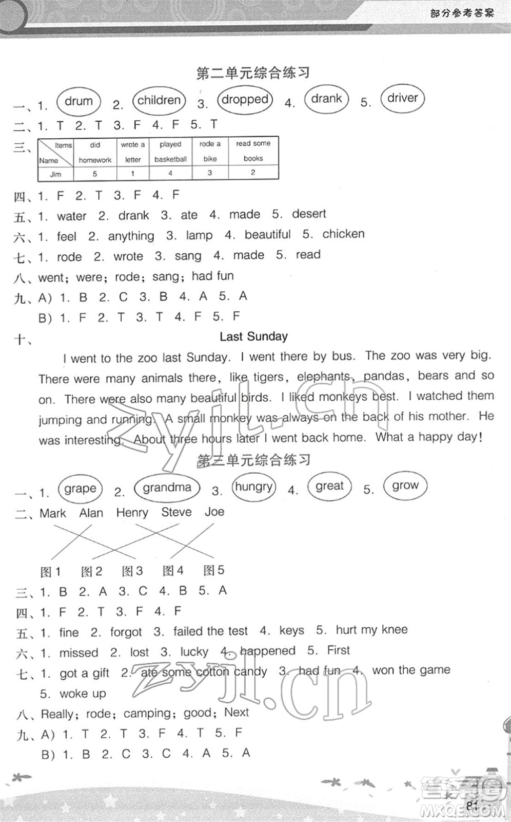 廣西師范大學(xué)出版社2022新課程學(xué)習(xí)輔導(dǎo)六年級(jí)英語(yǔ)下冊(cè)廣東人民版中山專版答案