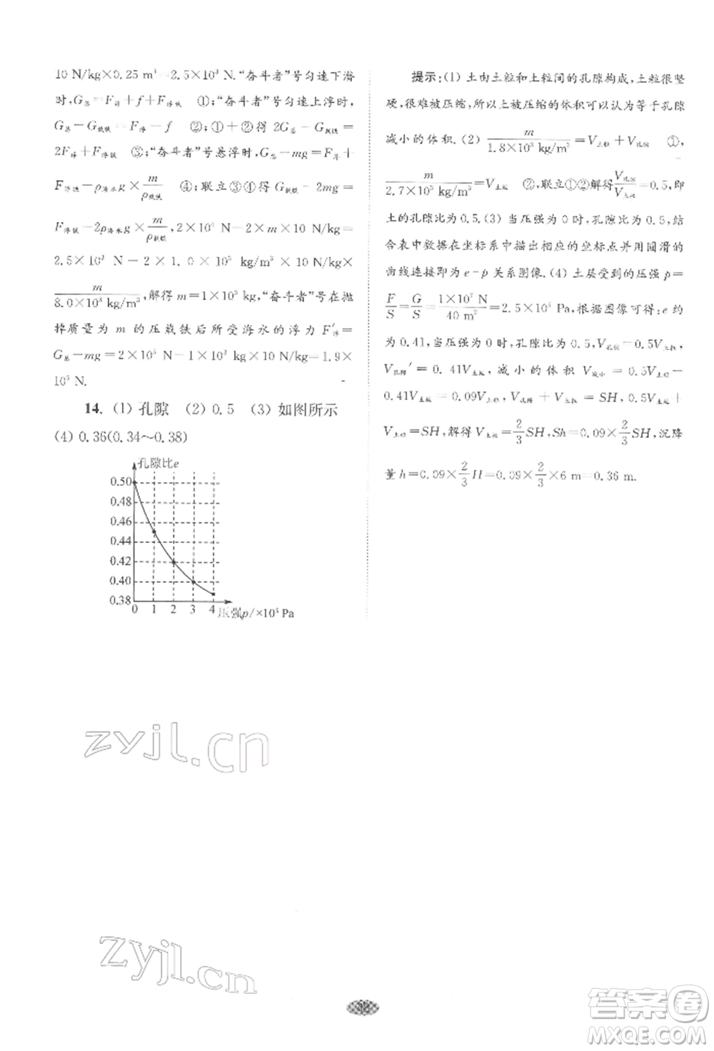 江蘇鳳凰科學(xué)技術(shù)出版社2022小題狂做八年級物理下冊蘇科版巔峰版參考答案