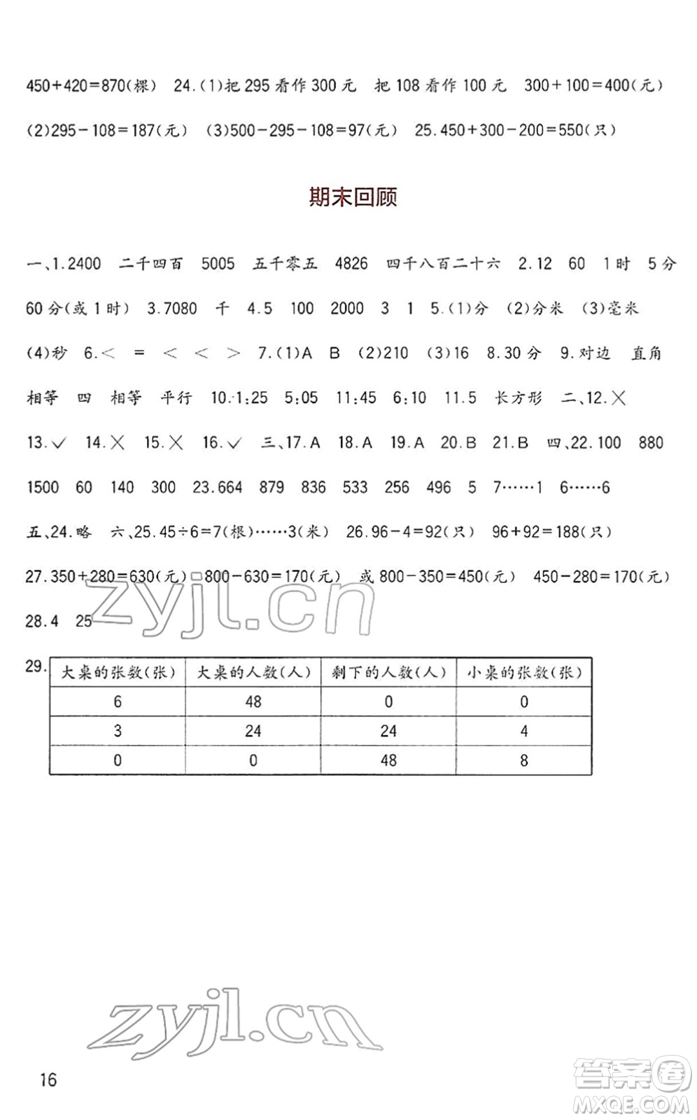 四川教育出版社2022新課標(biāo)小學(xué)生學(xué)習(xí)實踐園地二年級數(shù)學(xué)下冊西師大版答案