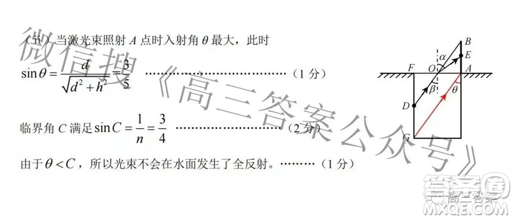 臨汾市2022年高考考前適應(yīng)性訓(xùn)練考試二理科綜合試題及答案