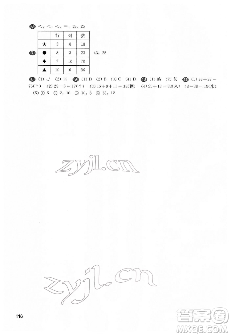 華東師范大學(xué)出版社2022一課一練一年級數(shù)學(xué)第二學(xué)期華東師大版答案