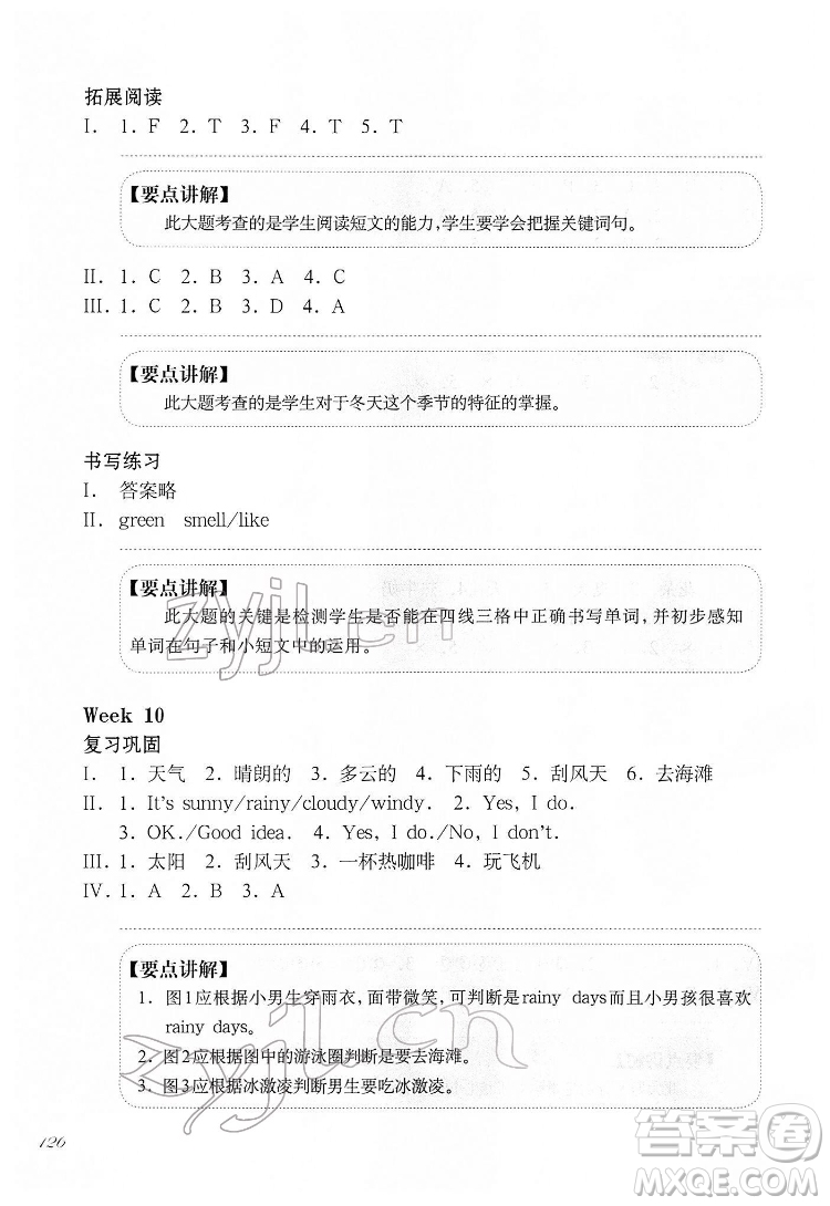 華東師范大學(xué)出版社2022一課一練一年級(jí)英語N版第二學(xué)期華東師大版答案