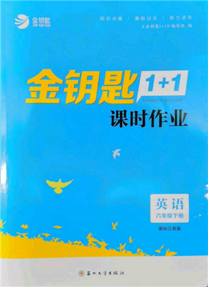 蘇州大學(xué)出版社2022金鑰匙1+1課時作業(yè)六年級下冊英語江蘇版參考答案