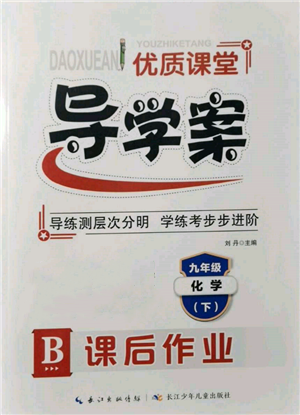 長江少年兒童出版社2022優(yōu)質(zhì)課堂導(dǎo)學(xué)案九年級下冊化學(xué)人教版B課后作業(yè)參考答案