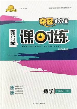 河北少年兒童出版社2022奪冠百分百新導(dǎo)學(xué)課時(shí)練七年級數(shù)學(xué)下冊人教版云南專版答案