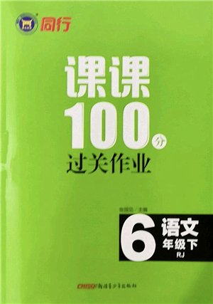 新疆青少年出版社2022同行課課100分過關作業(yè)六年級語文下冊RJ人教版答案