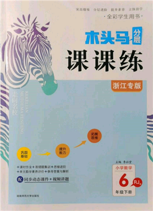 湖南師范大學(xué)出版社2022木頭馬分層課課練六年級下冊數(shù)學(xué)人教版浙江專版參考答案