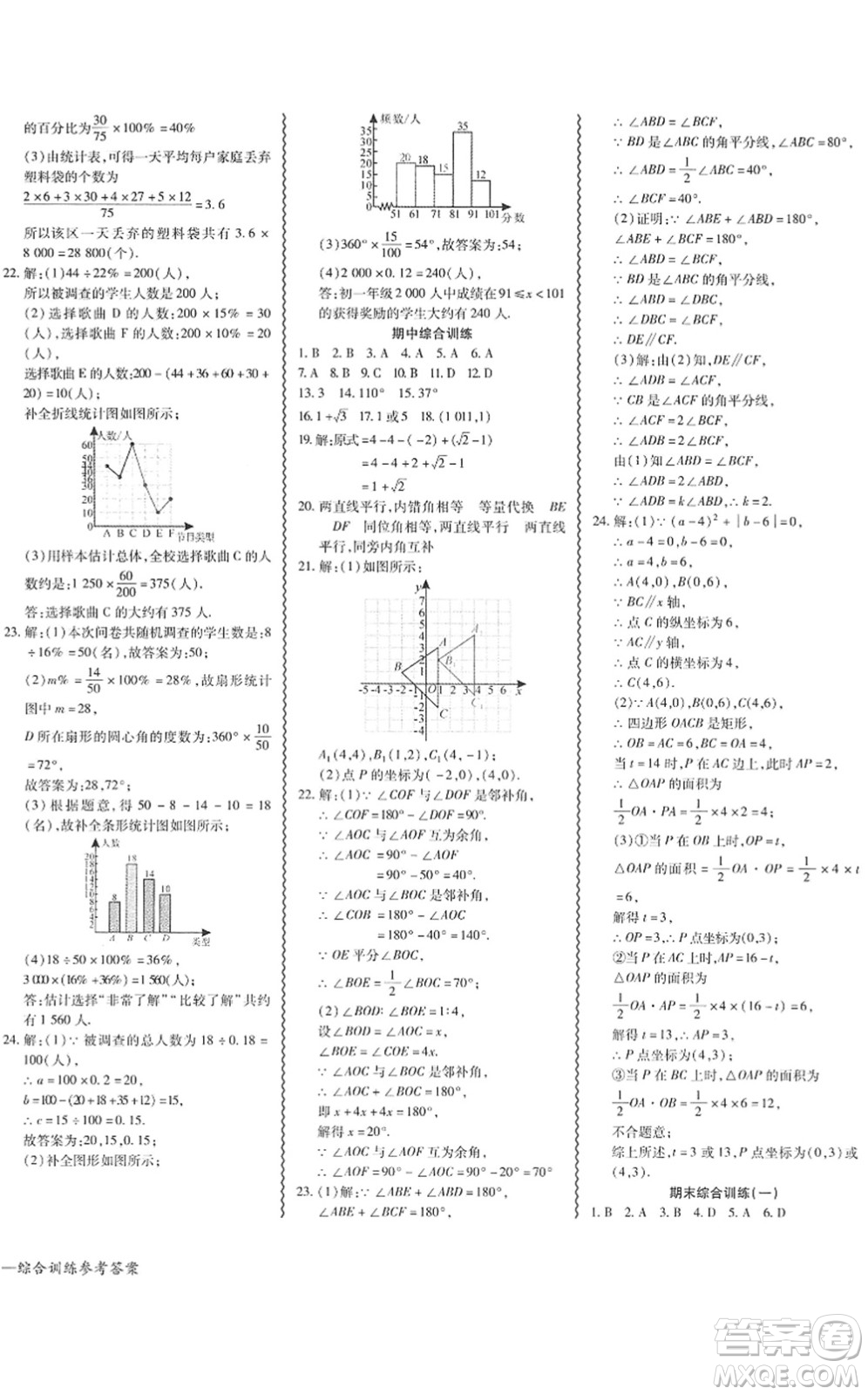 電子科技大學出版社2022零障礙導教導學案七年級數(shù)學下冊R人教版答案