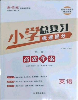 武漢出版社2022小學總復習極速提分高效學案英語通用版參考答案