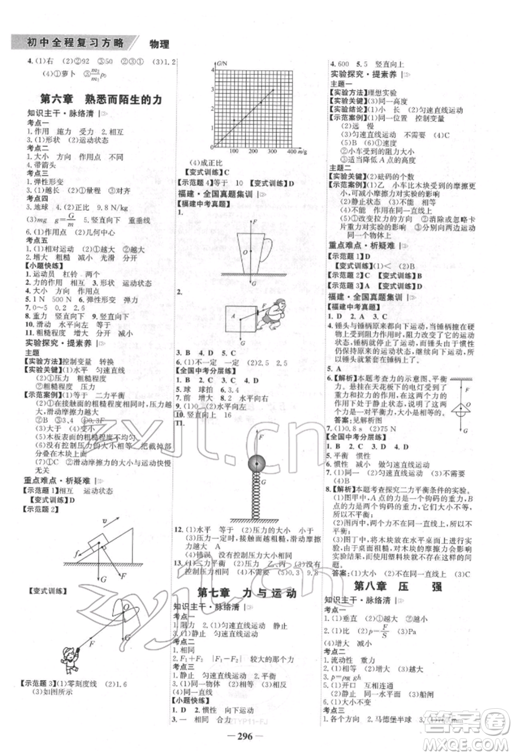 河北少年兒童出版社2022世紀(jì)金榜初中全程復(fù)習(xí)方略英語通用版福建專版參考答案