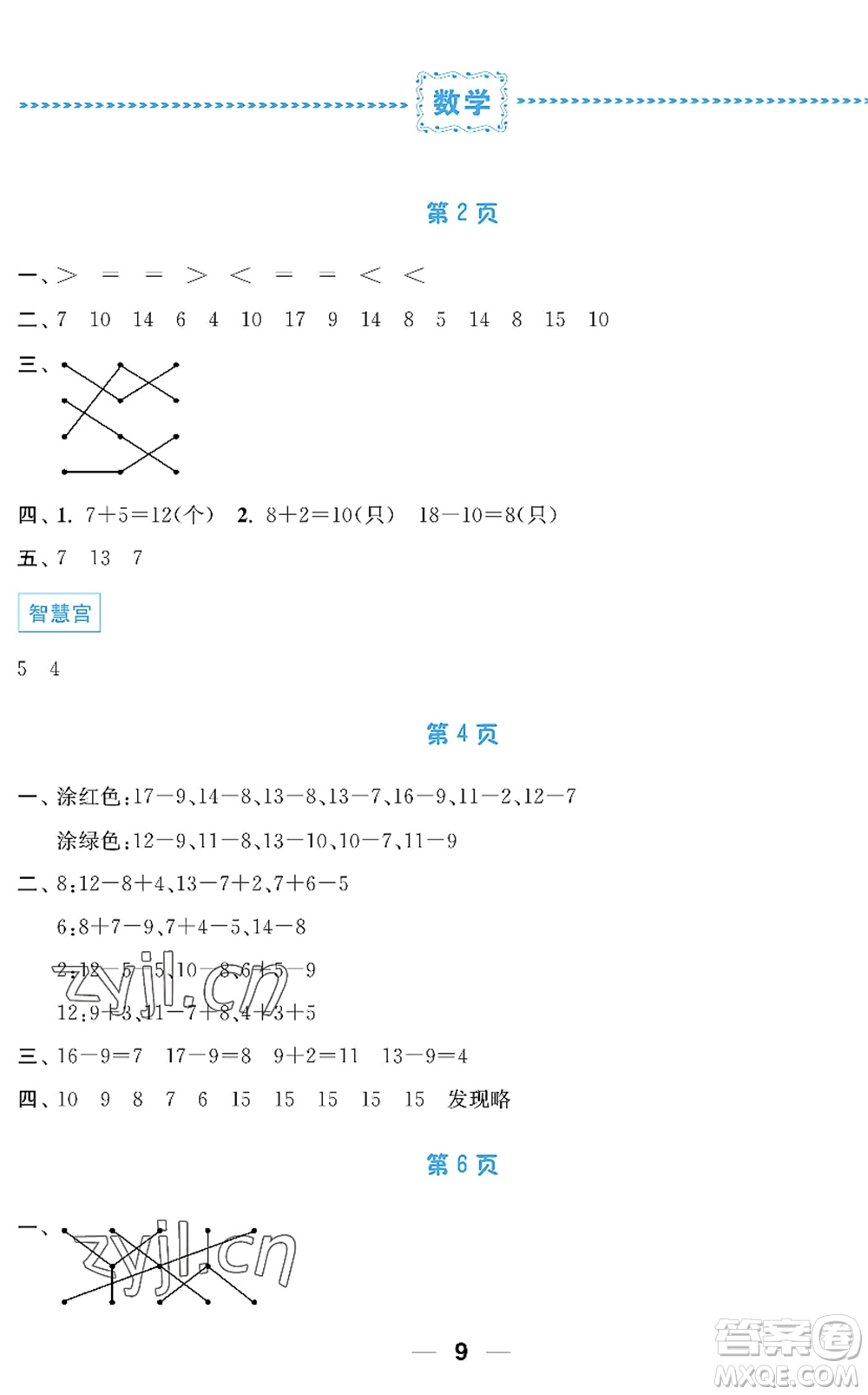 南京大學(xué)出版社2022暑假接力棒小學(xué)一升二年級綜合篇人教版答案