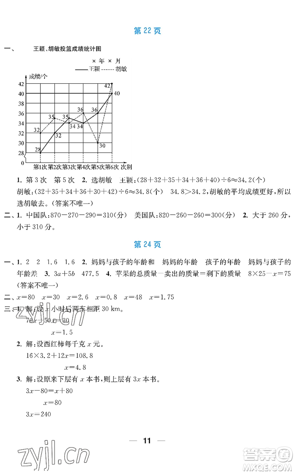 南京大學(xué)出版社2022暑假接力棒小學(xué)五升六年級綜合篇人教版答案