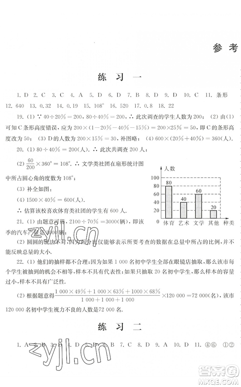 江蘇人民出版社2022暑假生活八年級數(shù)學(xué)人教版答案