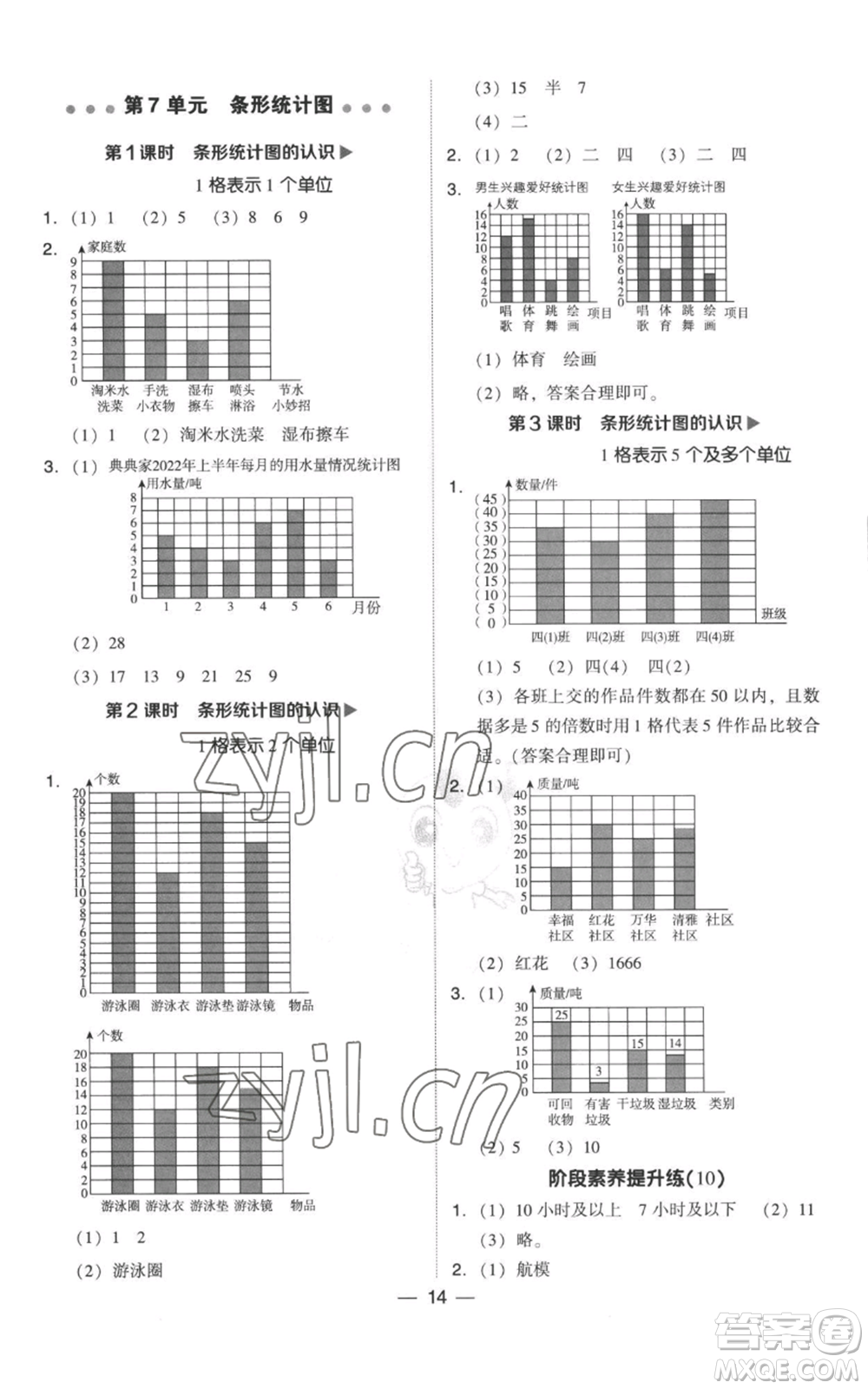 吉林教育出版社2022秋季綜合應(yīng)用創(chuàng)新題典中點(diǎn)四年級(jí)上冊(cè)數(shù)學(xué)人教版參考答案