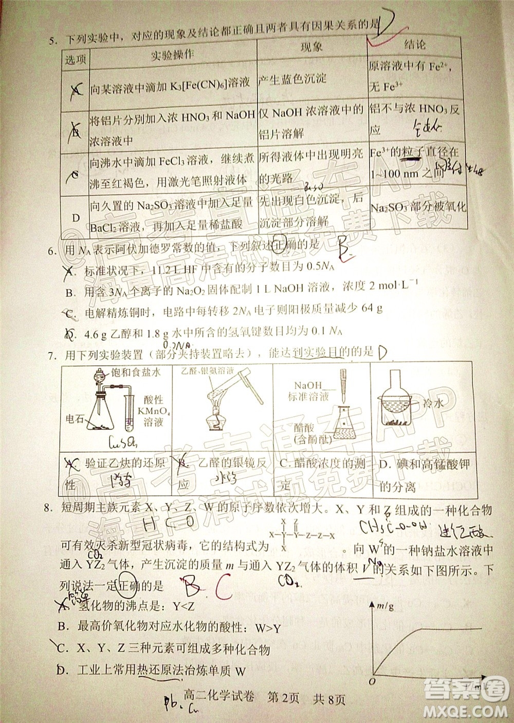 騰云聯(lián)盟2022-2023學年度上學期高三年級八月聯(lián)考化學試卷及答案