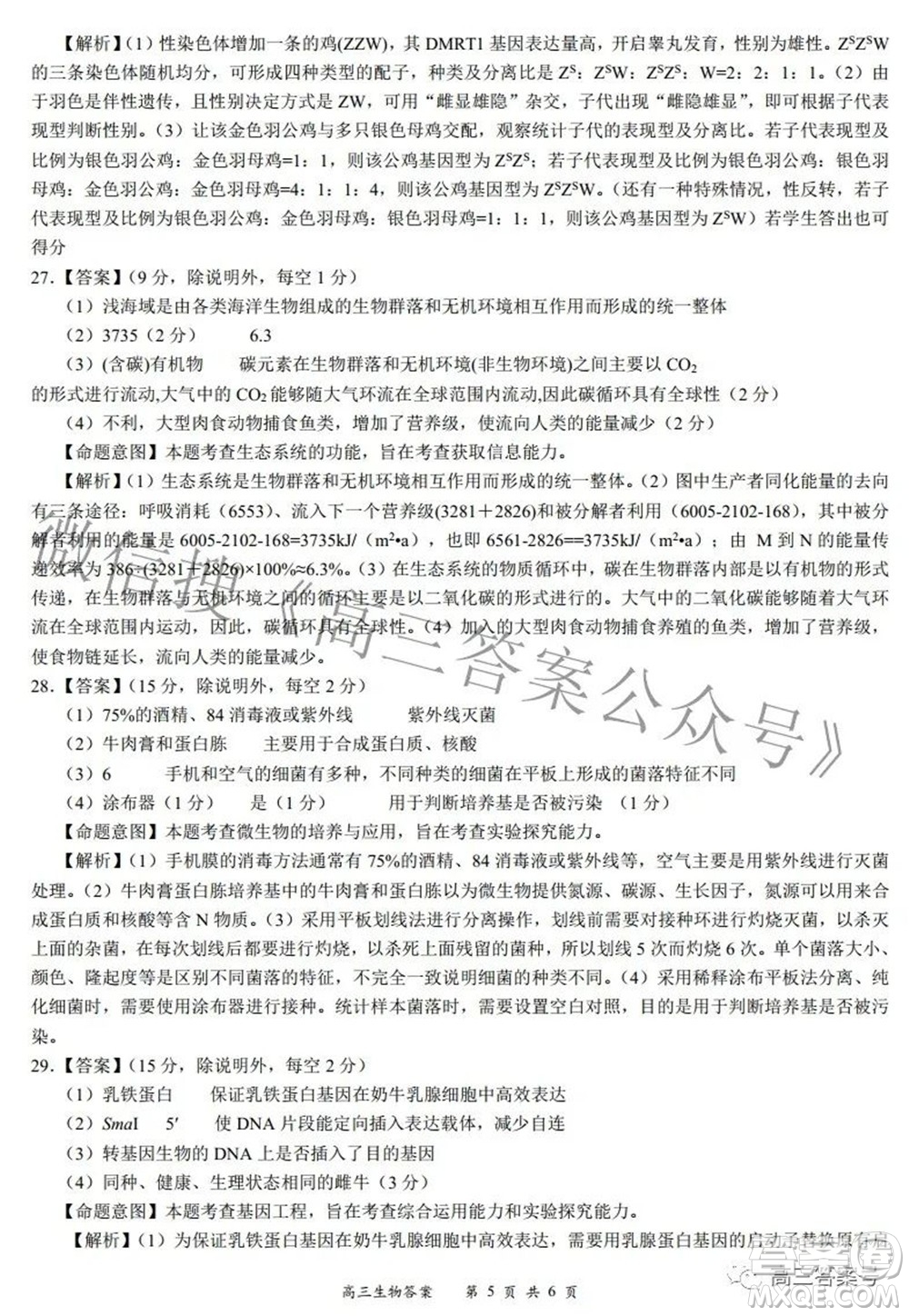 2022-2023學(xué)年度名校面對(duì)面高三大聯(lián)考生物試題及答案