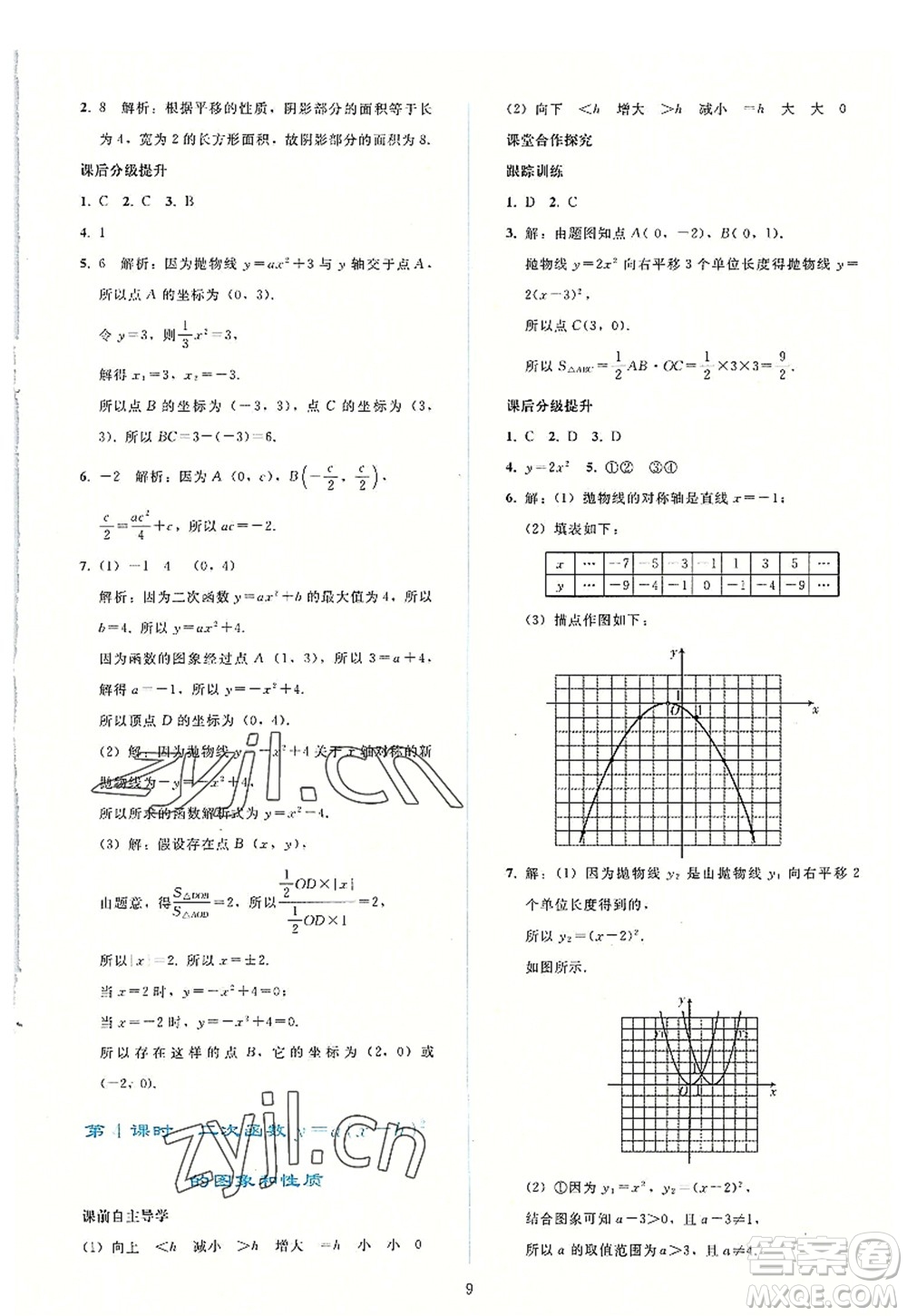 人民教育出版社2022同步輕松練習(xí)九年級(jí)數(shù)學(xué)上冊(cè)人教版答案