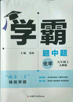 甘肅少年兒童出版社2022秋季學霸題中題九年級上冊化學人教版參考答案