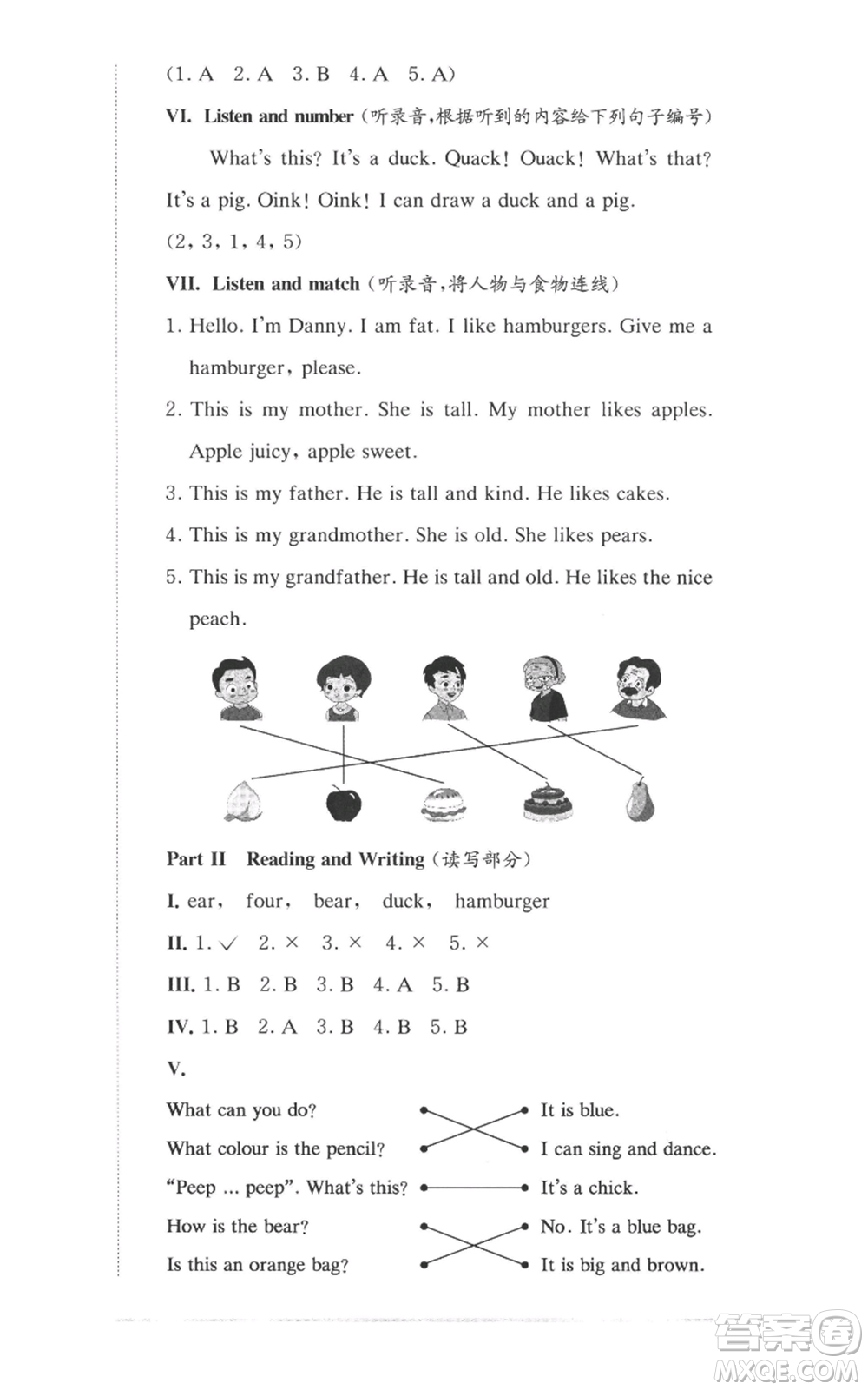 華東師范大學(xué)出版社2022上海名校名卷一年級(jí)上冊(cè)英語(yǔ)牛津版參考答案