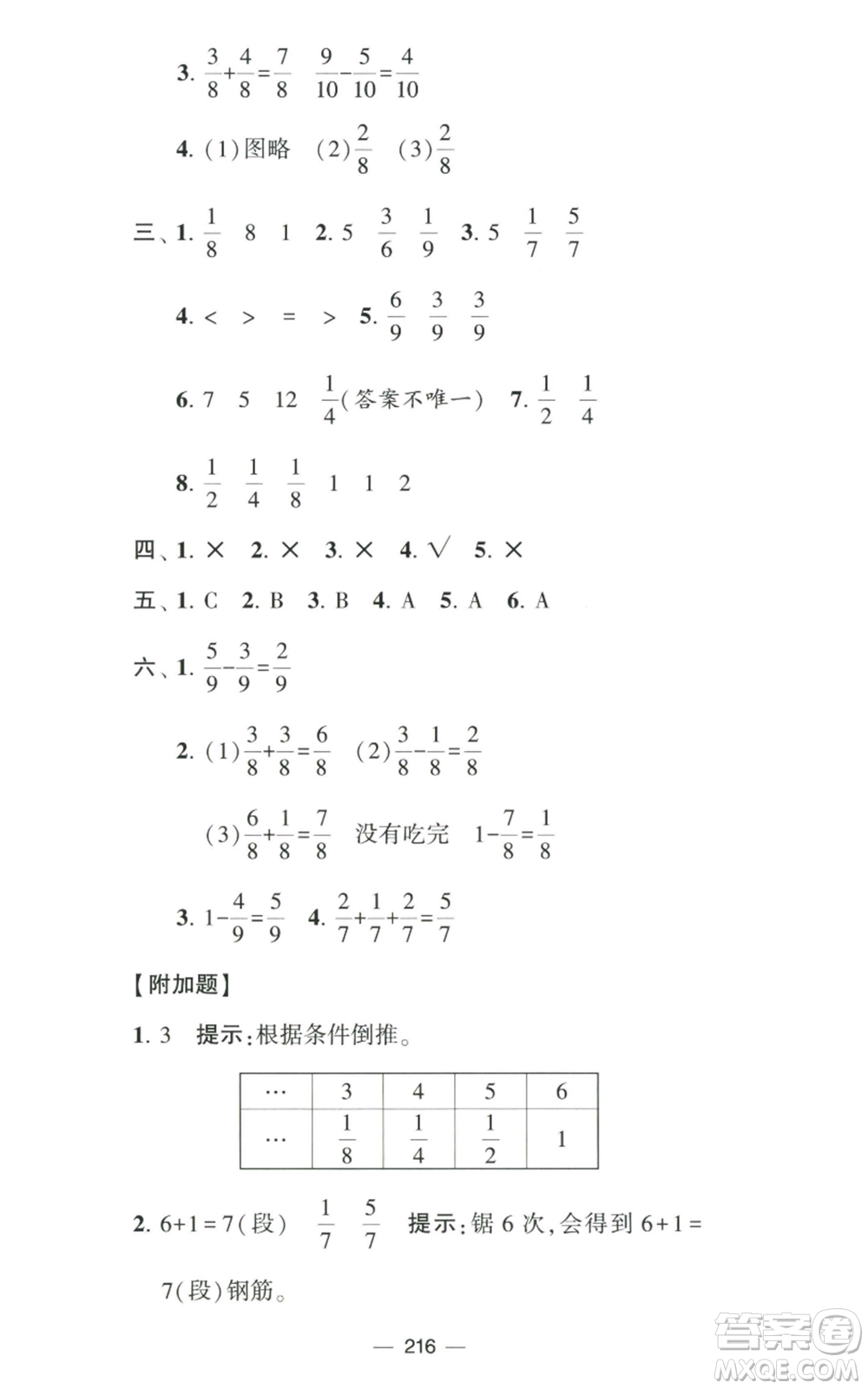 寧夏人民教育出版社2022學(xué)霸提優(yōu)大試卷三年級(jí)上冊(cè)數(shù)學(xué)江蘇版江蘇國(guó)標(biāo)參考答案