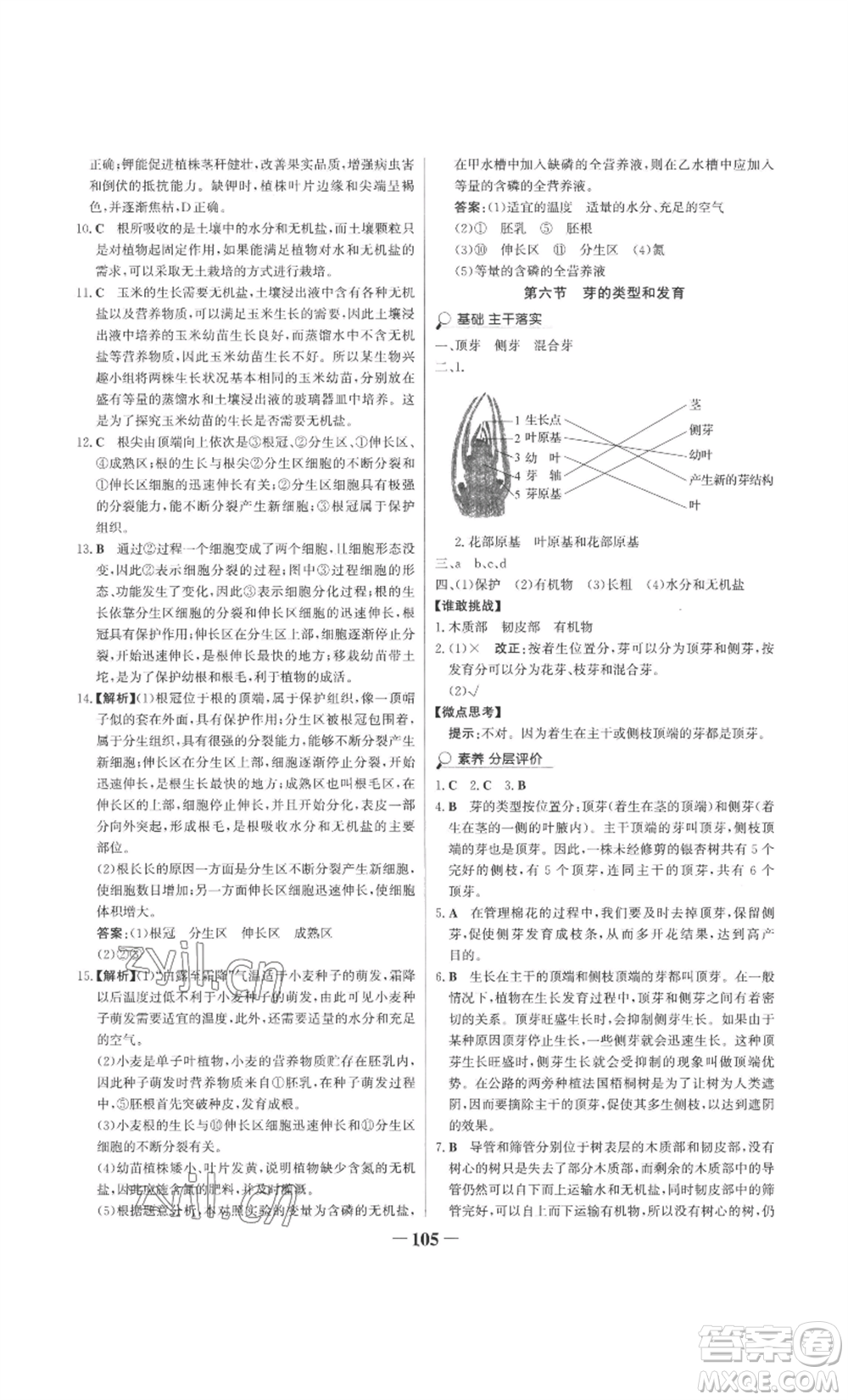 未來(lái)出版社2022世紀(jì)金榜金榜學(xué)案八年級(jí)上冊(cè)生物濟(jì)南版參考答案