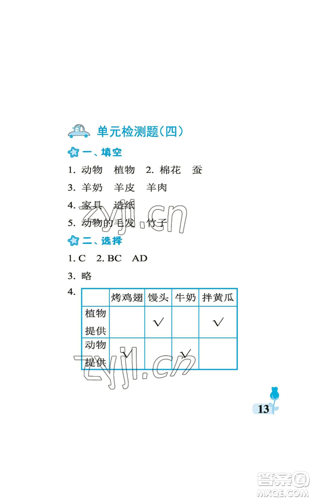 中國石油大學(xué)出版社2022行知天下二年級(jí)上冊(cè)科學(xué)藝術(shù)與實(shí)踐青島版參考答案