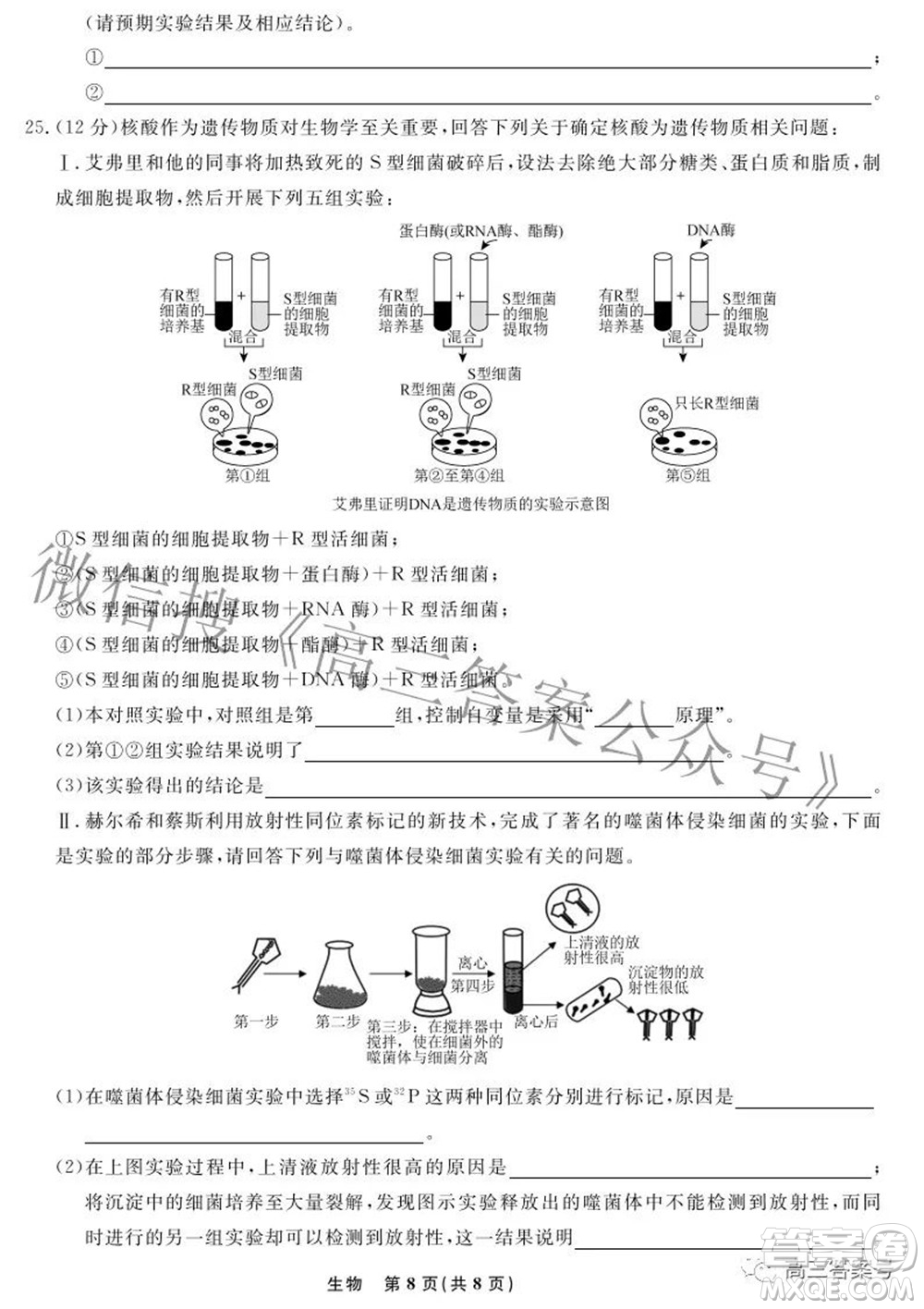 遼寧省名校聯盟2022年高三10月份聯合考試生物試題及答案