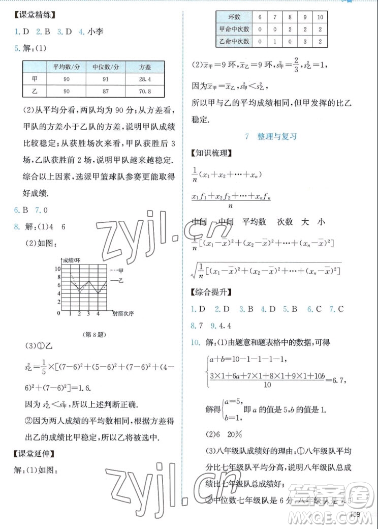 北京師范大學(xué)出版社2022秋課堂精練數(shù)學(xué)八年級上冊北師大版答案