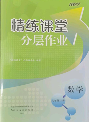 山東友誼出版社2022伴你學精練課堂分層作業(yè)七年級上冊數(shù)學人教版參考答案