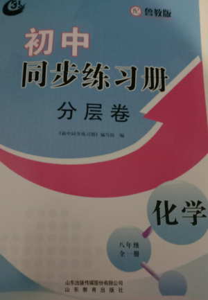 山東教育出版社2022初中同步練習(xí)冊分層卷八年級化學(xué)全冊魯教版五四制參考答案