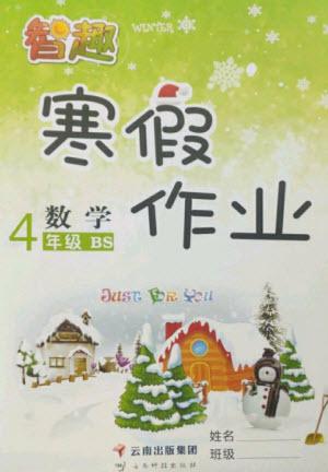 云南科技出版社2023智趣寒假作業(yè)四年級數(shù)學(xué)北師大版參考答案