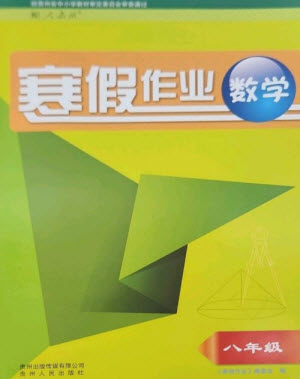 貴州人民出版社2023寒假作業(yè)八年級數(shù)學(xué)人教版參考答案