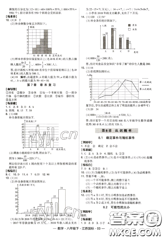 寧夏人民教育出版社2023經(jīng)綸學(xué)典課時(shí)作業(yè)八年級(jí)下冊(cè)數(shù)學(xué)江蘇國(guó)標(biāo)版答案