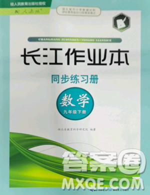 湖北教育出版社2023長(zhǎng)江作業(yè)本同步練習(xí)冊(cè)九年級(jí)數(shù)學(xué)下冊(cè)人教版參考答案