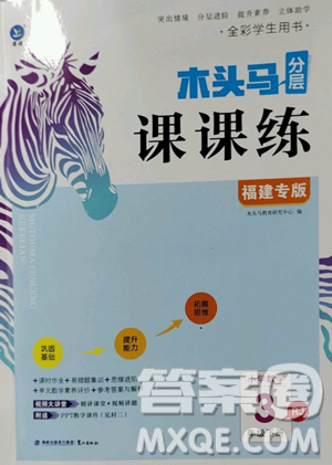 湖南師范大學出版社2023木頭馬分層課課練三年級數(shù)學下冊人教版浙江專版參考答案