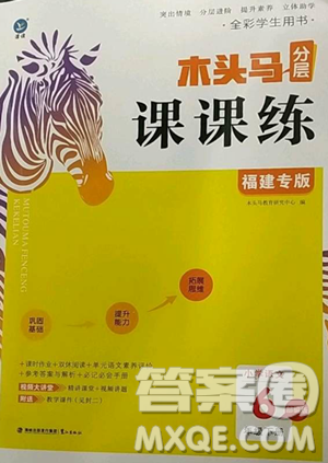 湖南師范大學(xué)出版社2023木頭馬分層課課練六年級(jí)語(yǔ)文下冊(cè)部編版福建專版參考答案