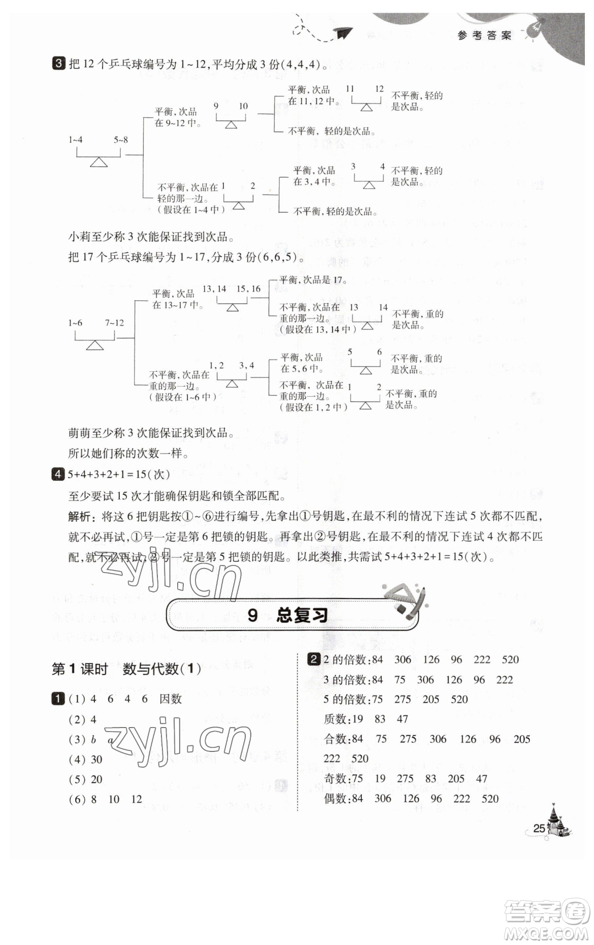 東北師范大學出版社2023北大綠卡五年級下冊數(shù)學人教版參考答案