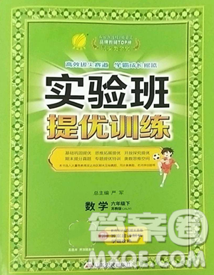 江蘇人民出版社2023實驗班提優(yōu)訓(xùn)練六年級下冊數(shù)學(xué)蘇教版參考答案