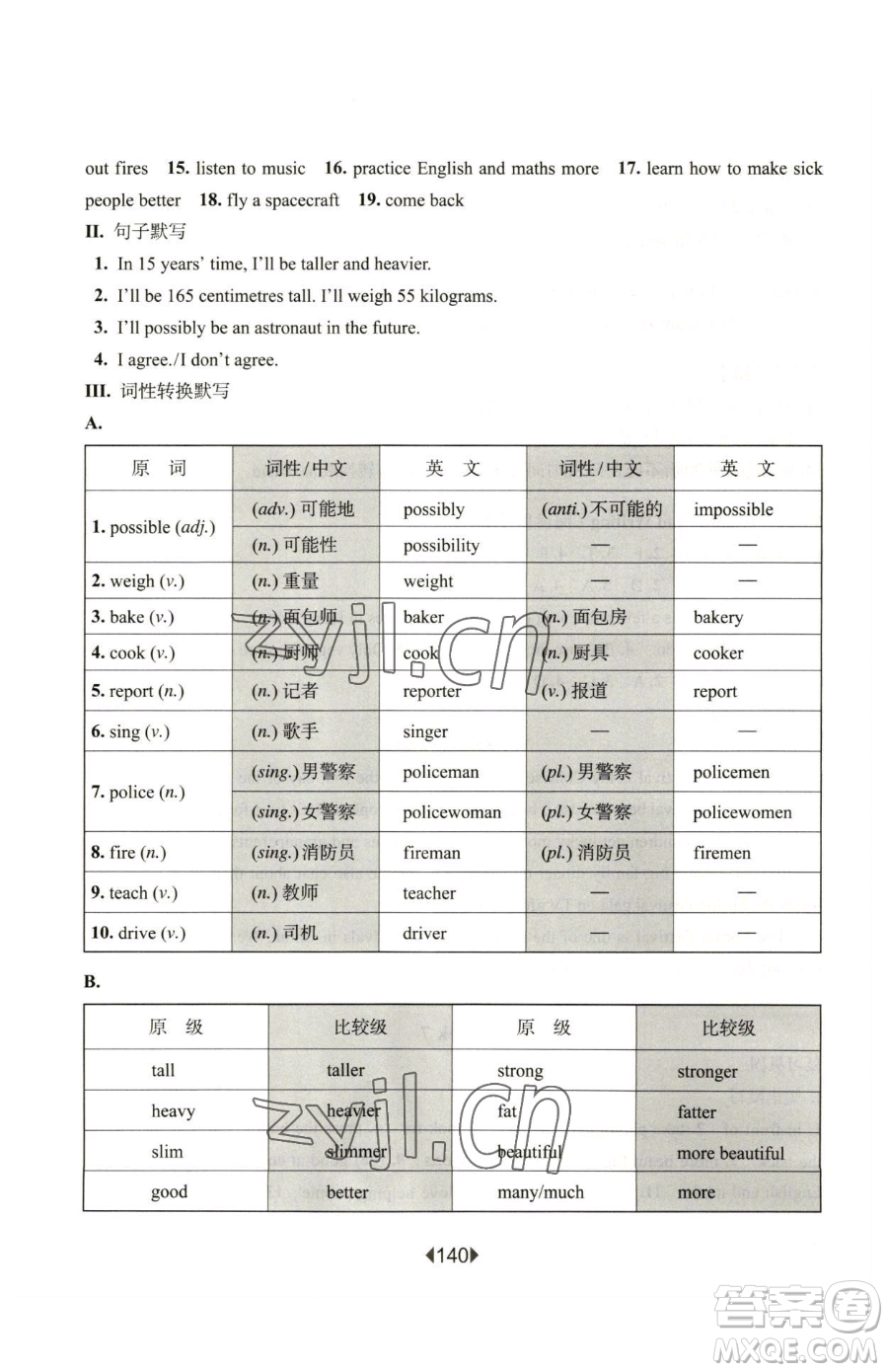 華東師范大學(xué)出版社2023華東師大版一課一練六年級下冊英語滬教牛津版增強版參考答案