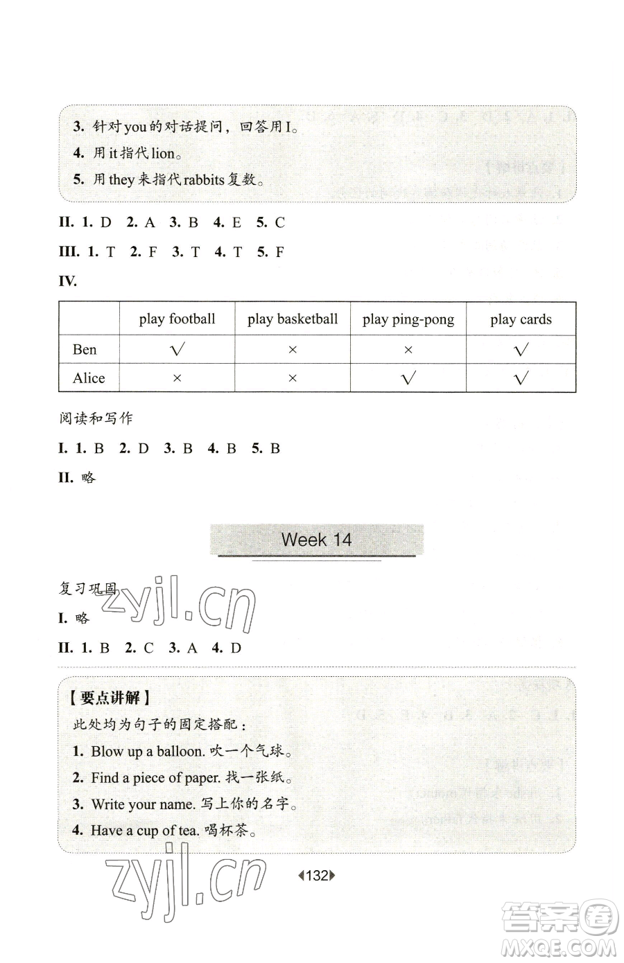 華東師范大學(xué)出版社2023華東師大版一課一練二年級(jí)下冊(cè)英語(yǔ)滬教版增強(qiáng)版五四制參考答案